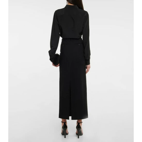 Coupon 😍 Saint Laurent Wool Maxi 👗 Skirt 🤩 - Image 2