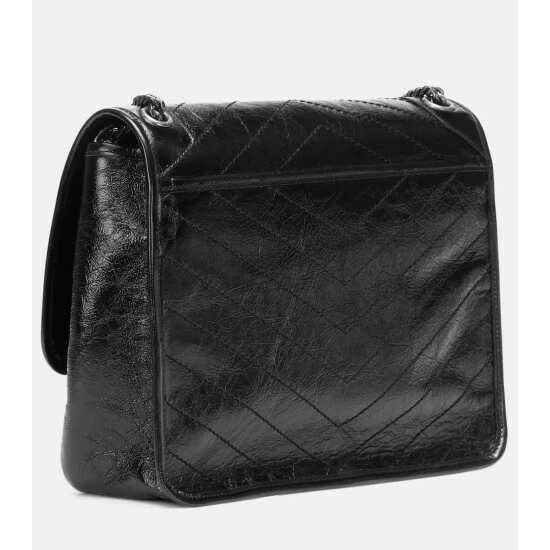 Top 10 ๐ Saint Laurent Niki Large Leather Shoulder Bag ๐ - Image 3