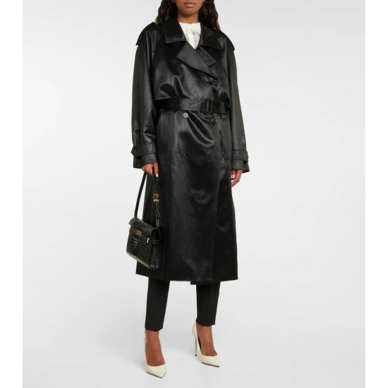 Best Sale 😀 Saint Laurent Zoe Leather Pumps 🥰