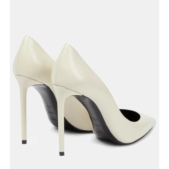 Best Sale 😀 Saint Laurent Zoe Leather Pumps 🥰 - Image 2