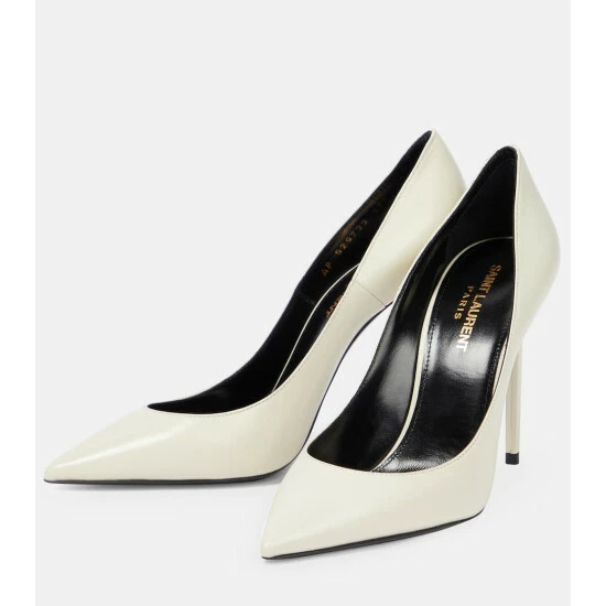 Best Sale 😀 Saint Laurent Zoe Leather Pumps 🥰 - Image 4