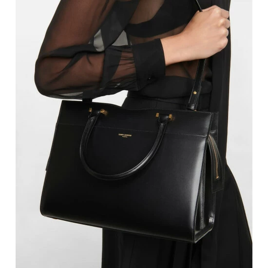 Cheap π Saint Laurent Uptown Medium Leather Tote Bag π