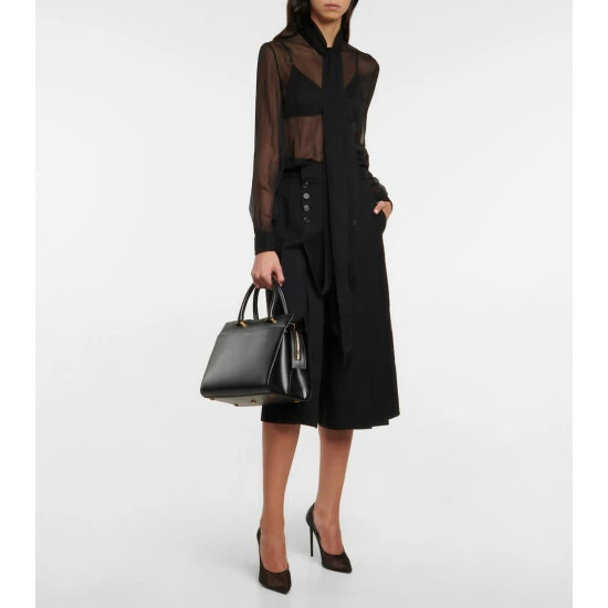 Cheap π Saint Laurent Uptown Medium Leather Tote Bag π - Image 4