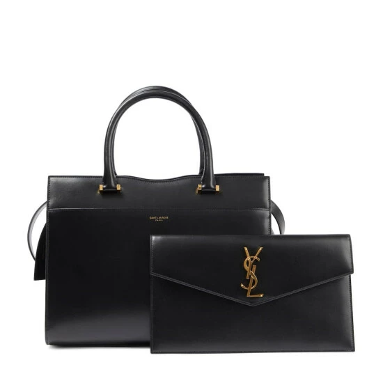 Cheap π Saint Laurent Uptown Medium Leather Tote Bag π - Image 5
