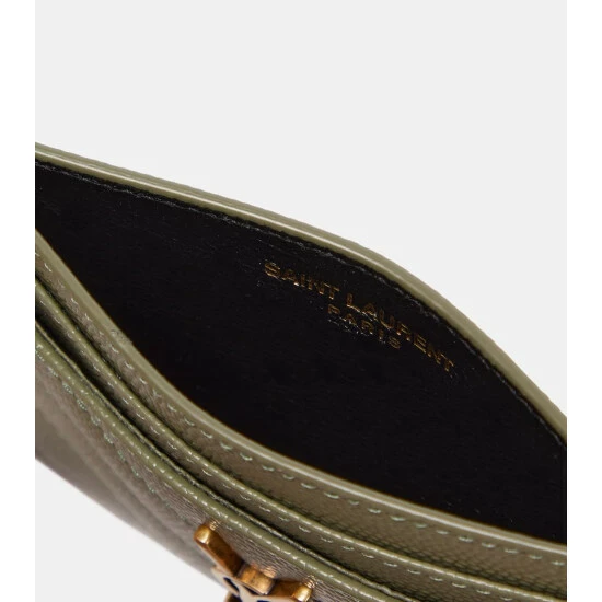 Outlet π₯ Saint Laurent Cassandre Leather Card Holder π€©