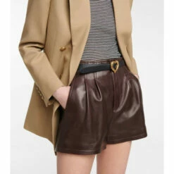 Best Sale 🧨 Saint Laurent Heart Leather Belt 😉