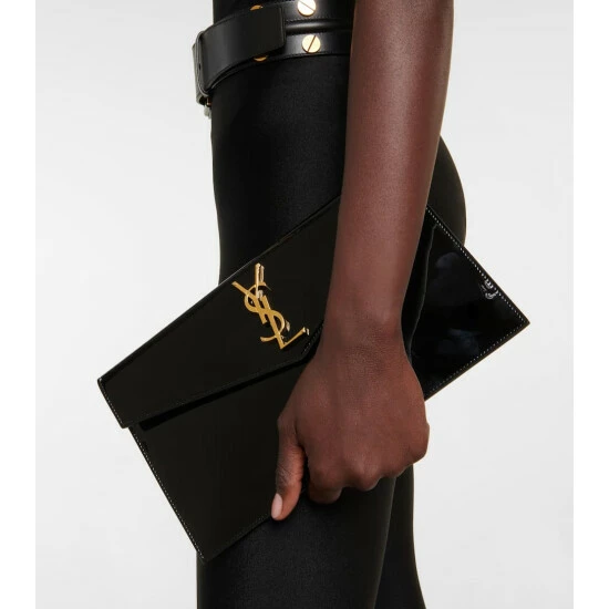 Best reviews of 👍 Saint Laurent Uptown Patent Leather Clutch 🔔 - Image 5