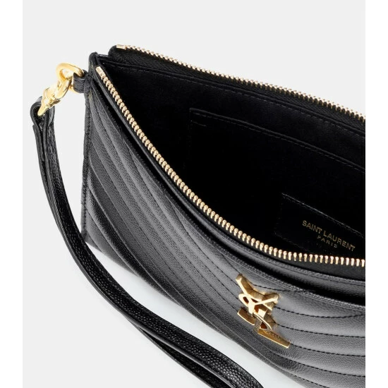 Brand new ๐ฅ Saint Laurent Monogram Large Leather Pouch ๐ - Image 2