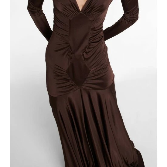 Promo ✨ Saint Laurent Ruched Jersey Gown 😉 - Image 4