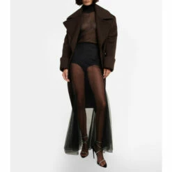 New 👍 Saint Laurent Tulle Maxi 👗 Skirt 💯