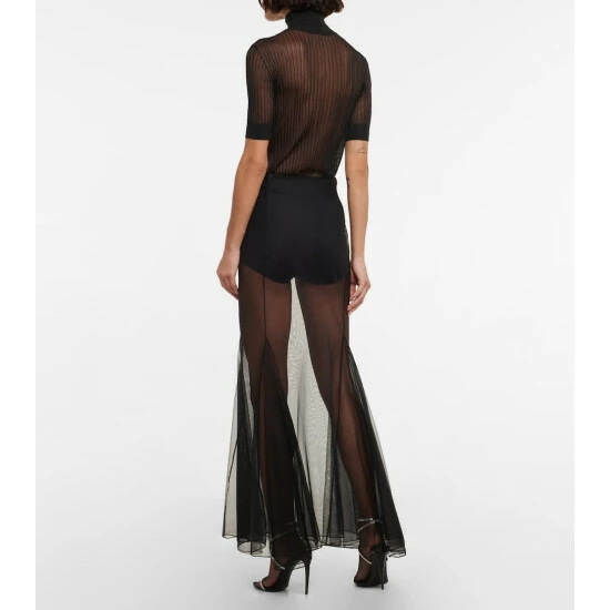 New 👍 Saint Laurent Tulle Maxi 👗 Skirt 💯 - Image 2