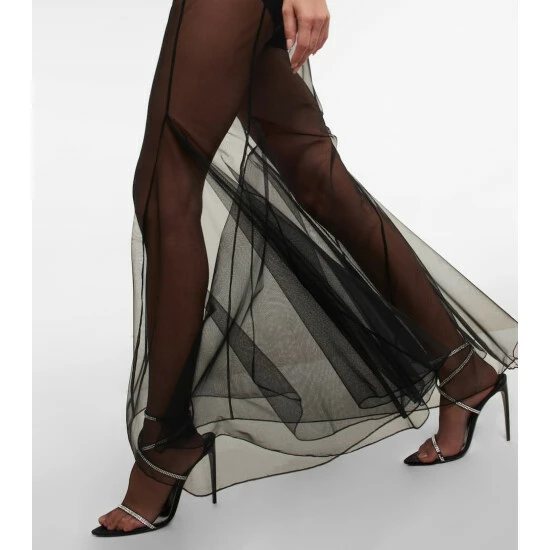 New 👍 Saint Laurent Tulle Maxi 👗 Skirt 💯 - Image 3