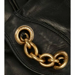 Coupon 😉 Saint Laurent Embellished Leather Gloves ⌛