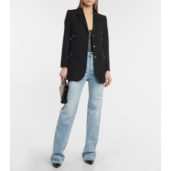 Deals 🔔 Saint Laurent High-rise Straight 👖 Jeans ⌛