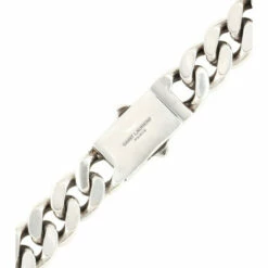 Cheap ⌛ Saint Laurent Cuban Chain-link Necklace 🛒