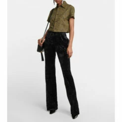 Deals 💯 Saint Laurent Leopard-print Cotton-blend 👚 Shirt ❤️