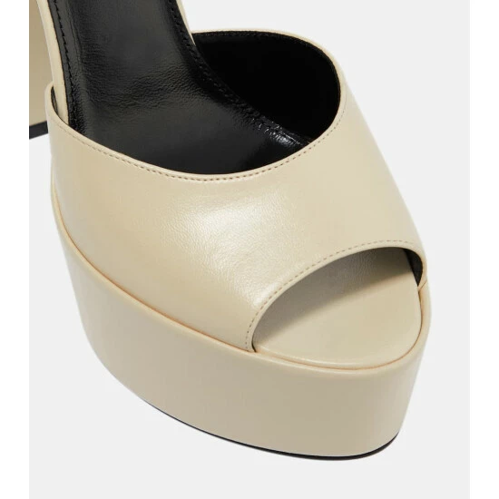 Deals β Saint Laurent Jodie Platform Leather π©΄ Sandals β - Image 5