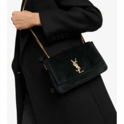 Cheapest ✨ Saint Laurent Kate Small Reversible Suede And Leather Shoulder Bag 🤩