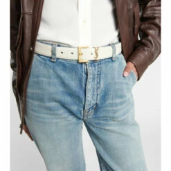 Cheapest 😀 Saint Laurent Monogram Leather Belt ✔️