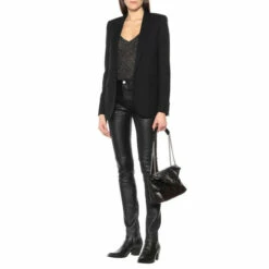 Flash Sale 👍 Saint Laurent Leather Skinny Pants ⭐