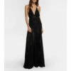 Best Pirce 👏 Saint Laurent Jersey Voile Gown 👏