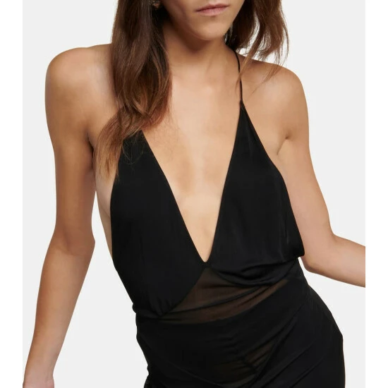 Best Pirce 👏 Saint Laurent Jersey Voile Gown 👏 - Image 3