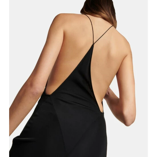 Best Pirce 👏 Saint Laurent Jersey Voile Gown 👏 - Image 5