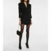 Cheapest 👏 Saint Laurent Grain De Poudre Blazer Minidress 🔥