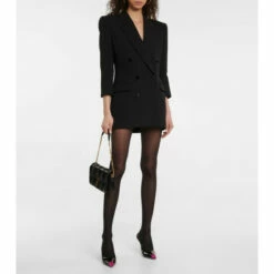 Cheapest 👏 Saint Laurent Grain De Poudre Blazer Minidress 🔥