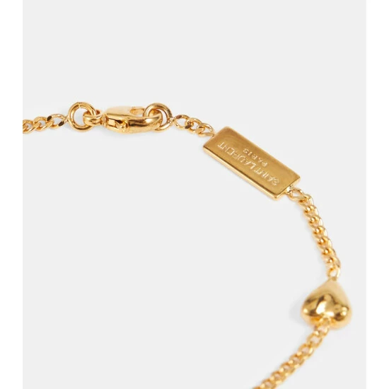 Budget 🛒 Saint Laurent Opyum Heart Charm Bracelet 🥰