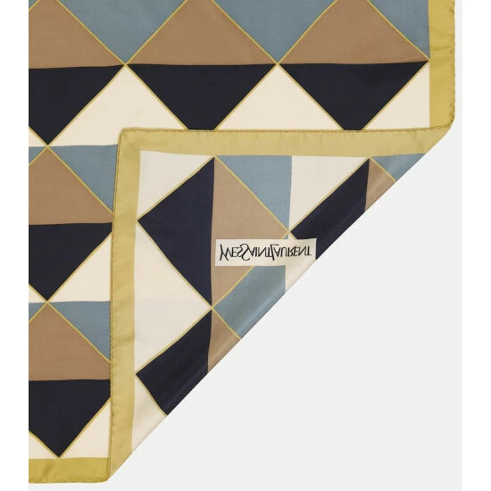 Cheapest ๐ Saint Laurent Printed Silk Twill Scarf ๐ฅฐ - Image 2