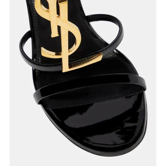 Best Sale ⌛ Saint Laurent Cassandra Leather 🩴 Sandals 🔥 - Image 5
