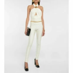 Wholesale 👏 Saint Laurent Embellished Halterneck Jumpsuit ⭐