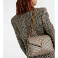 Budget 🔔 Saint Laurent Loulou Small Leather Shoulder Bag ❤️