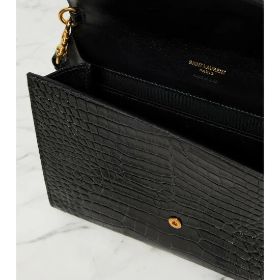 Budget ๐งจ Saint Laurent Cassandre Croc-effect Leather Pouch ๐ฅฐ - Image 2