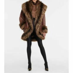 Promo 😍 Saint Laurent Sheer Mockneck Silk Blouse 😍